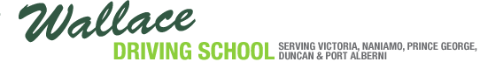 Wallace driving school logo